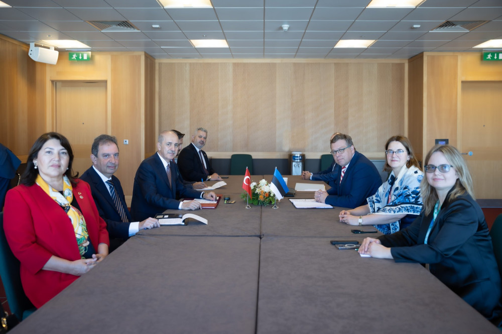 Başkan Kurtulmuş, Gürcistan ve Estonyalı mevkidaşlarıyla görüştü