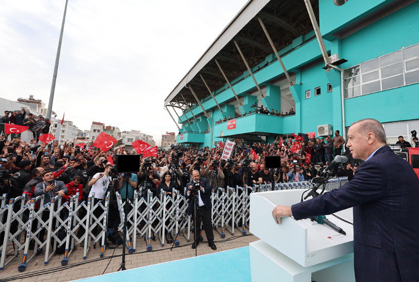 Cumhurbaşkanı Erdoğan, Hatay'da
