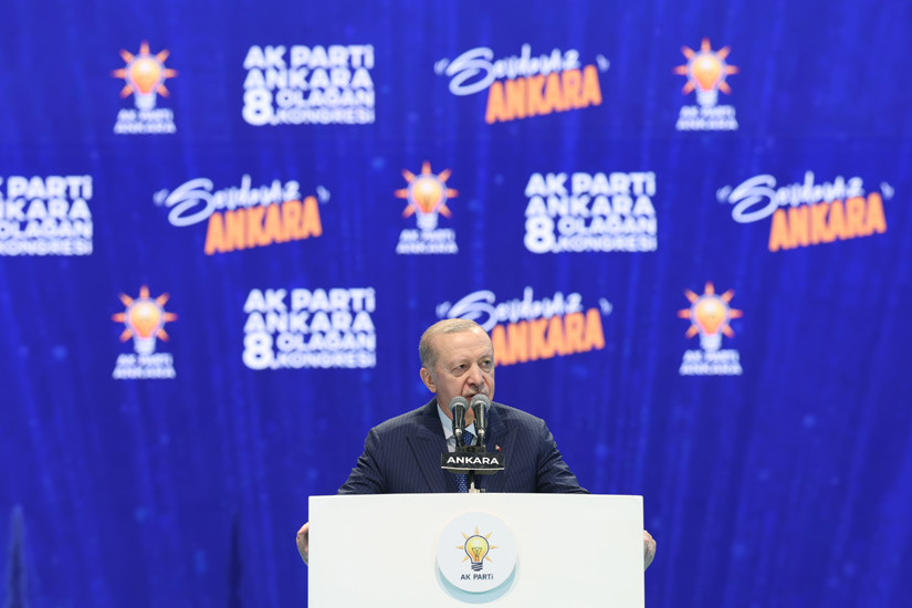 Cumhurbaşkanı Erdoğan, partisinin Ankara 8. Olağan İl Kongresi’nde konuştu