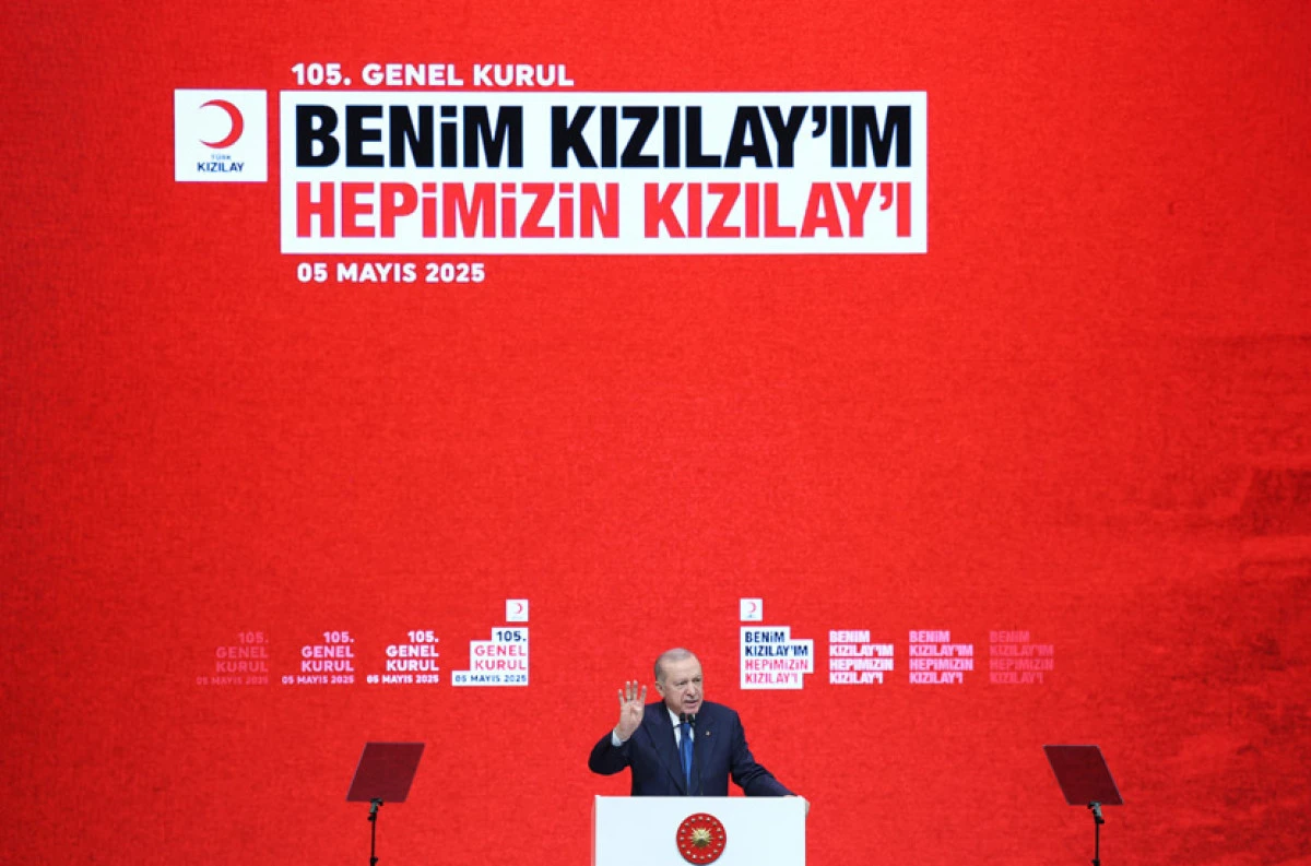 Cumhurbaşkanı Erdoğan, Türk Kızılay Genel Kurulu’nda konuştu