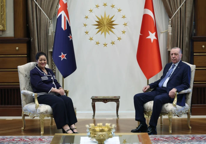 Cumhurbaşkanı Erdoğan, Yeni Zelanda Genel Valisi Kiro ile g&ouml;r&uuml;şt&uuml;