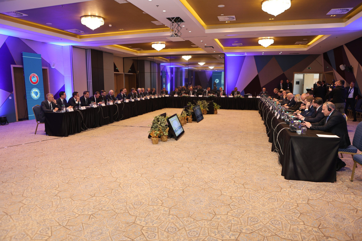 UEFA Bölgesel Federasyonlar Toplantısı Saraybosna'da gerçekleştirildi